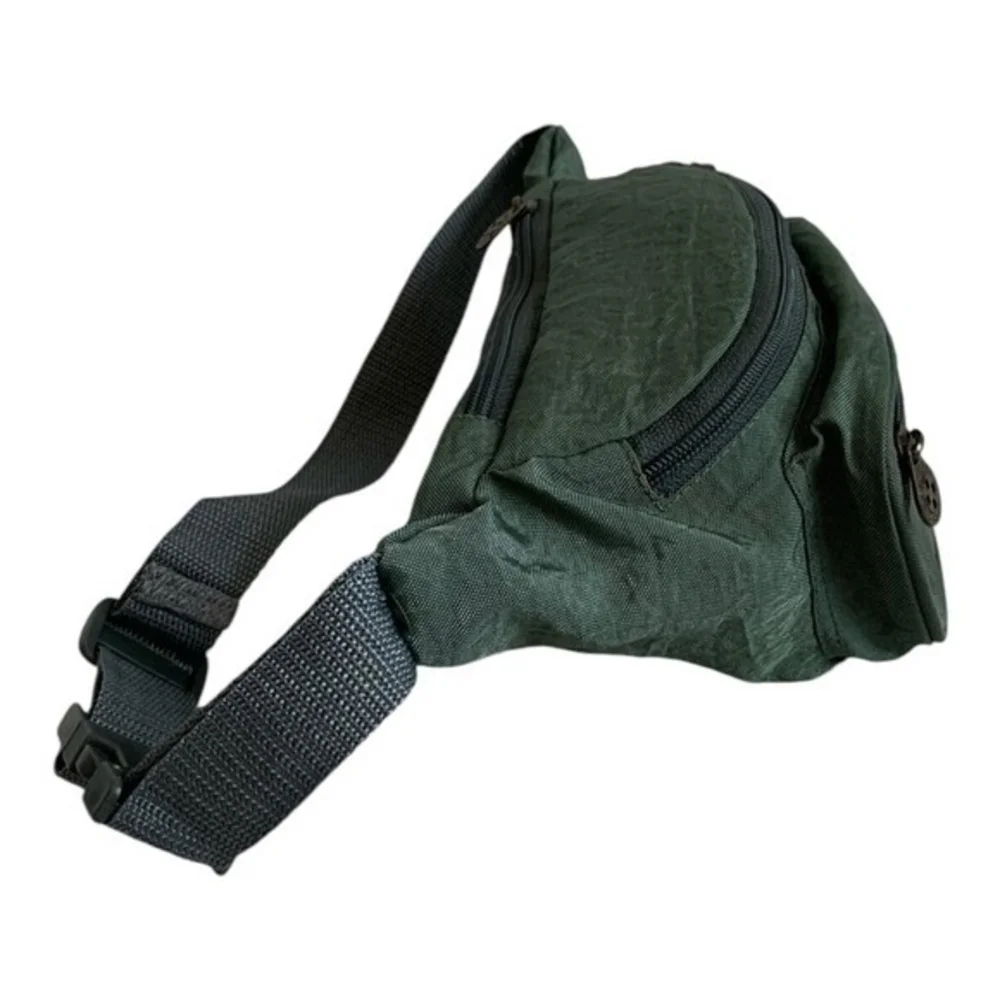 Everest Vintage Green Nylon Fanny Pack Waist Bag Hip Belt Bag Adjustable Strap